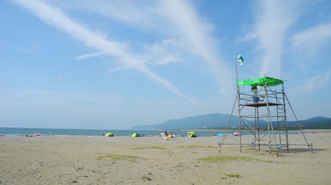 【夏休み】は【海】のきれいな寺泊で決まり！一泊二食付ハーフバイキングプラン